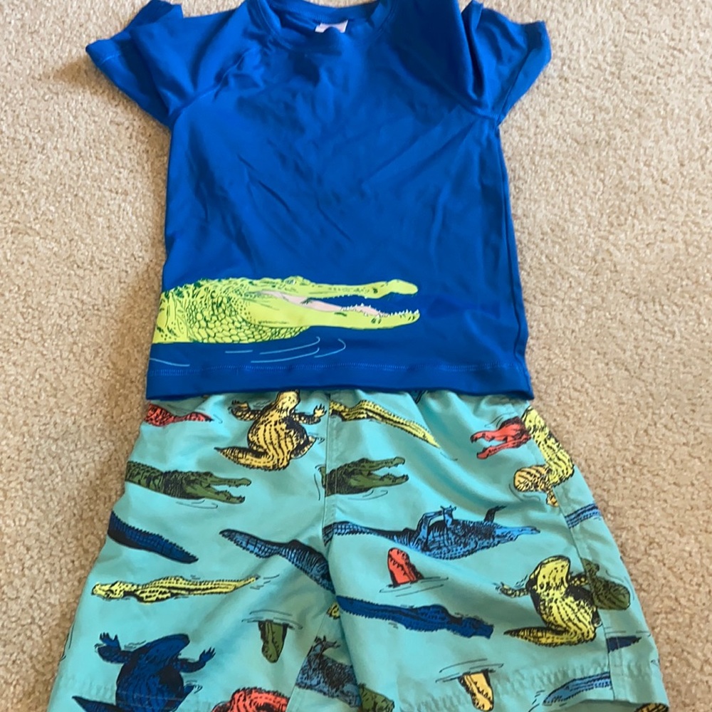 Hanna Andersson crocodile swim